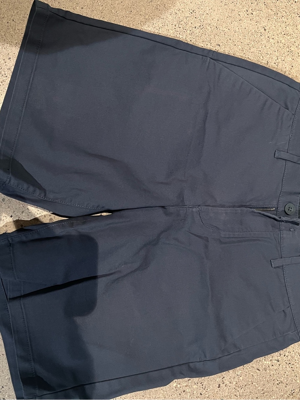 Calvin Klein Men's Navy Flat-Front Performance Shorts
